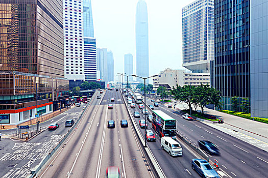 交通,现代,城市,香港,白天
