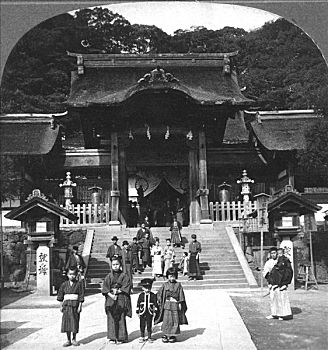庙宇,长崎,日本