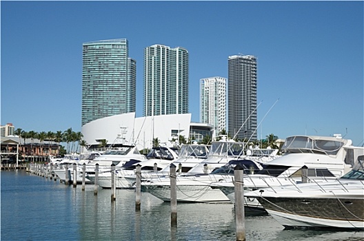 码头,市区,迈阿密,佛罗里达