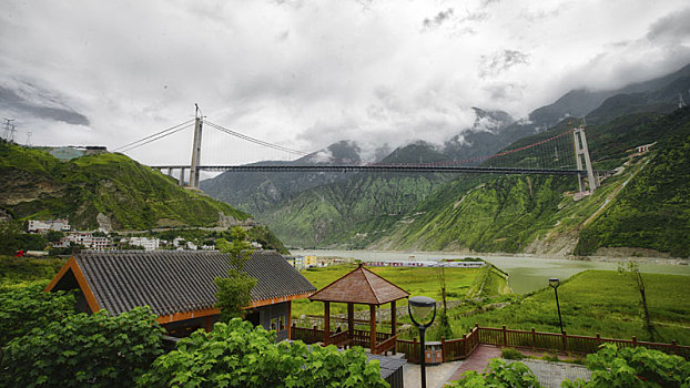 自然,风景,康定,城市,四川