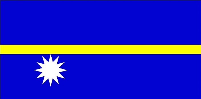 瑙鲁,旗帜