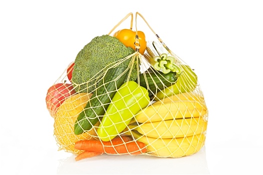 水果,蔬菜,包,隔绝