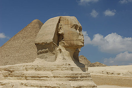 埃及狮身人面像正面图片