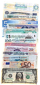 货币,不同,世界,外汇