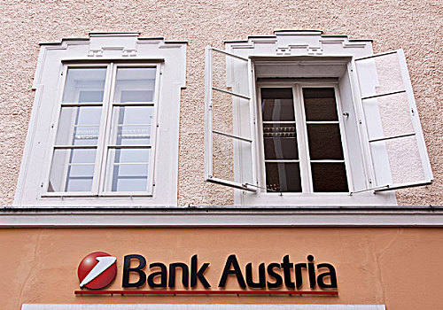 银行,奥地利,萨尔茨堡,枝条,办公室,欧洲