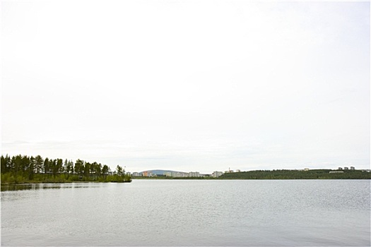 城市,湖