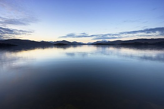 俯视,洛蒙德湖,苏格兰