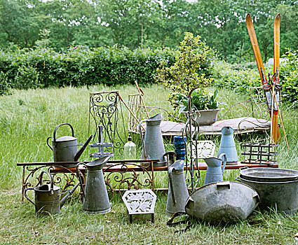 花园,器具,古式物品