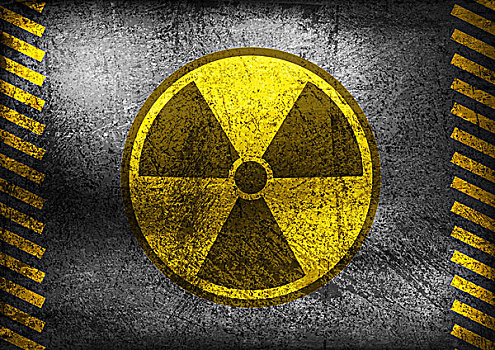 低劣,核能,辐射,象征