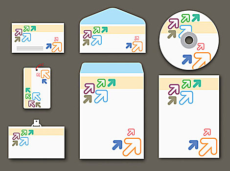 設(shè)計(jì),多樣,物體,商務(wù),箭頭