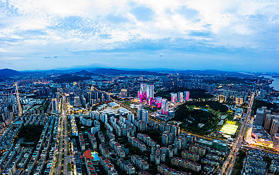 江门,中心商务区,地标建筑,城市建设北新区