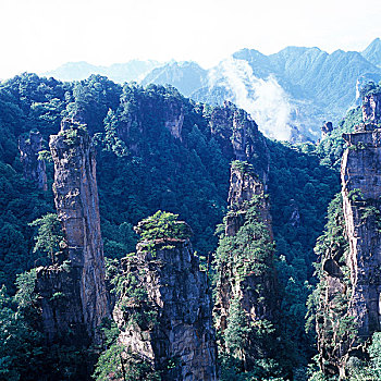 湖南,张家界,天子山,御笔峰