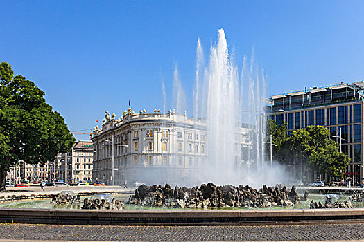 喷泉,维也纳,奥地利,欧洲