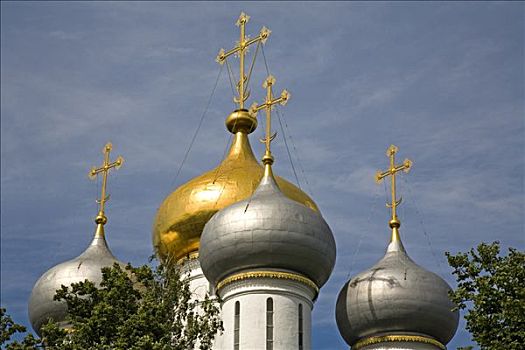 新,寺院,大教堂,莫斯科,俄罗斯,东欧,欧洲