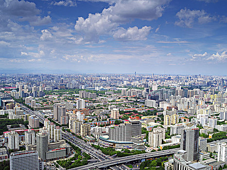 北京城市全景