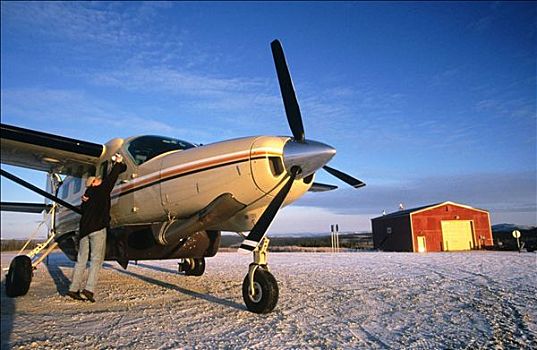 轻型飞机,阿拉斯加,美国