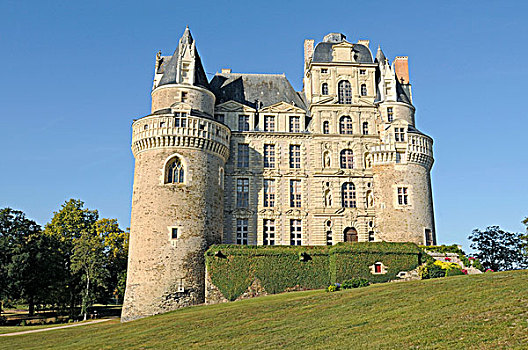 城堡,缅因与卢瓦省,卢瓦尔河地区,法国,欧洲