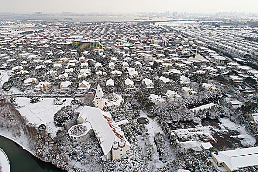 昆山巴城雪景