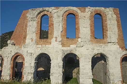 老,古罗马竞技场,翁布里亚,意大利