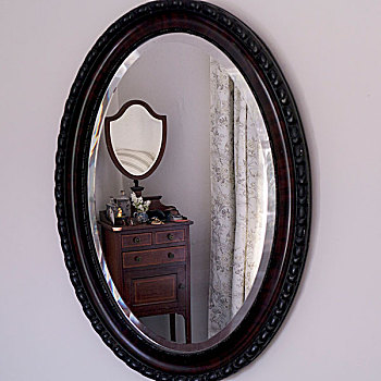 两个,镜子,格洛斯特郡,卧室