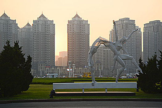 星海广场,城市雕塑,辽宁大连