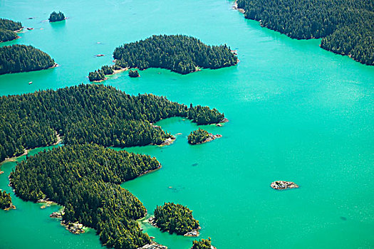 航拍,岛屿,西海岸,温哥华岛,不列颠哥伦比亚省,加拿大