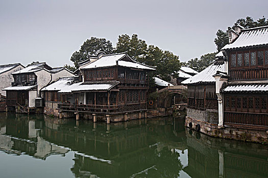 乌镇雪景