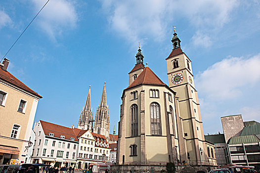 教堂,雷根斯堡,德国