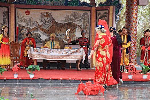 新疆哈密,维吾尔族非遗,婚俗表演