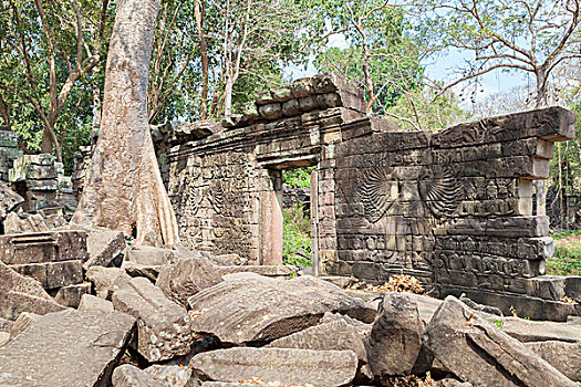 庙宇,遗址,柬埔寨,亚洲