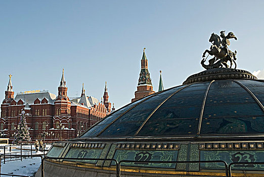 历史博物馆,特写,风景,马涅什纳亚广场,莫斯科,俄罗斯