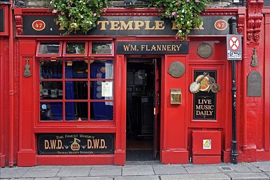 圣殿酒吧,酒吧,区域,都柏林,爱尔兰