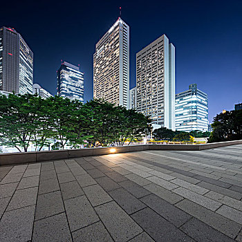 现代建筑,东京,黎明