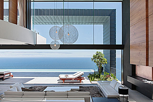 现代住宅,远眺,海洋