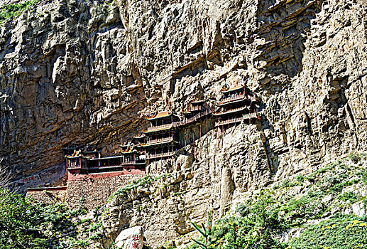 山西大同悬空寺