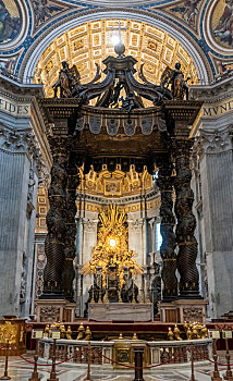 圣彼得大教堂青铜华盖