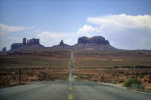 公路,纪念碑谷,美国西南部