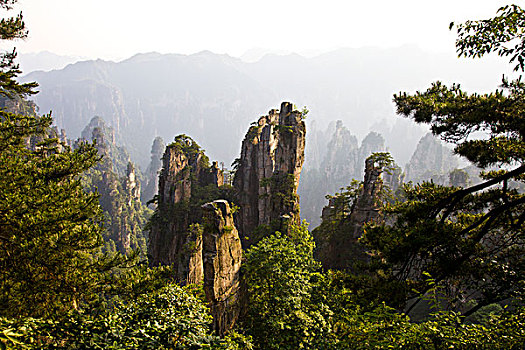 湖南,张家界,天子山,御笔峰