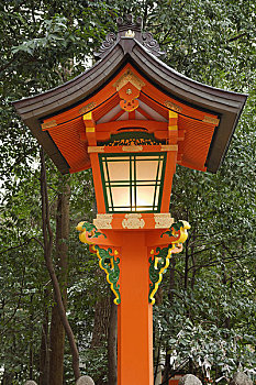 灯笼,伏见稻荷大社,伏见,京都,京都府,关西,本州,日本