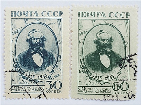 俄罗斯,邮票