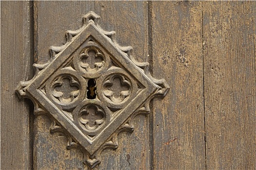 老,金属,中世纪,门,背景