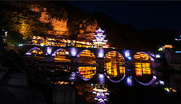 镇远古镇夜景