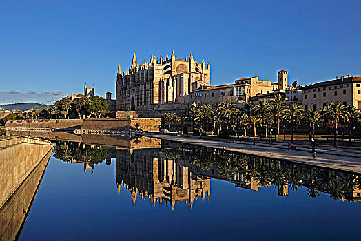 大教堂,帕尔马,马略卡岛,巴利阿里群岛,西班牙