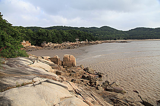 浙江普陀山,绿水青山