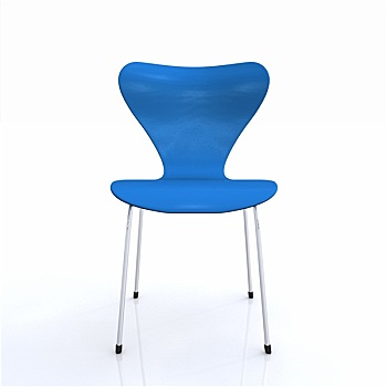 设计师,椅子,蓝色