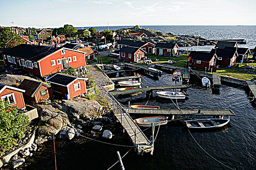 古雅,渔村,瑞典