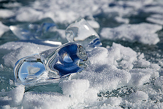 贝加尔湖的蓝冰