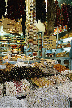 食物,大巴扎集市,伊斯坦布尔,土耳其