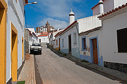 城堡,烟囱,乡村,葡萄牙,欧洲