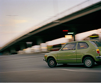 汽车,驾驶,桥,南岛,新西兰